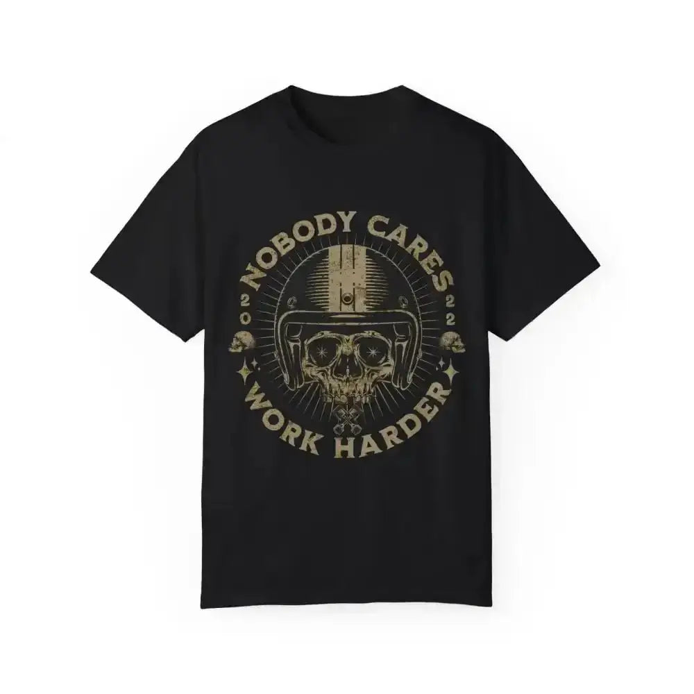 Badass Biker Skull Tee Motivates with Edgy Alt Preview Image - Free Spirit Chic