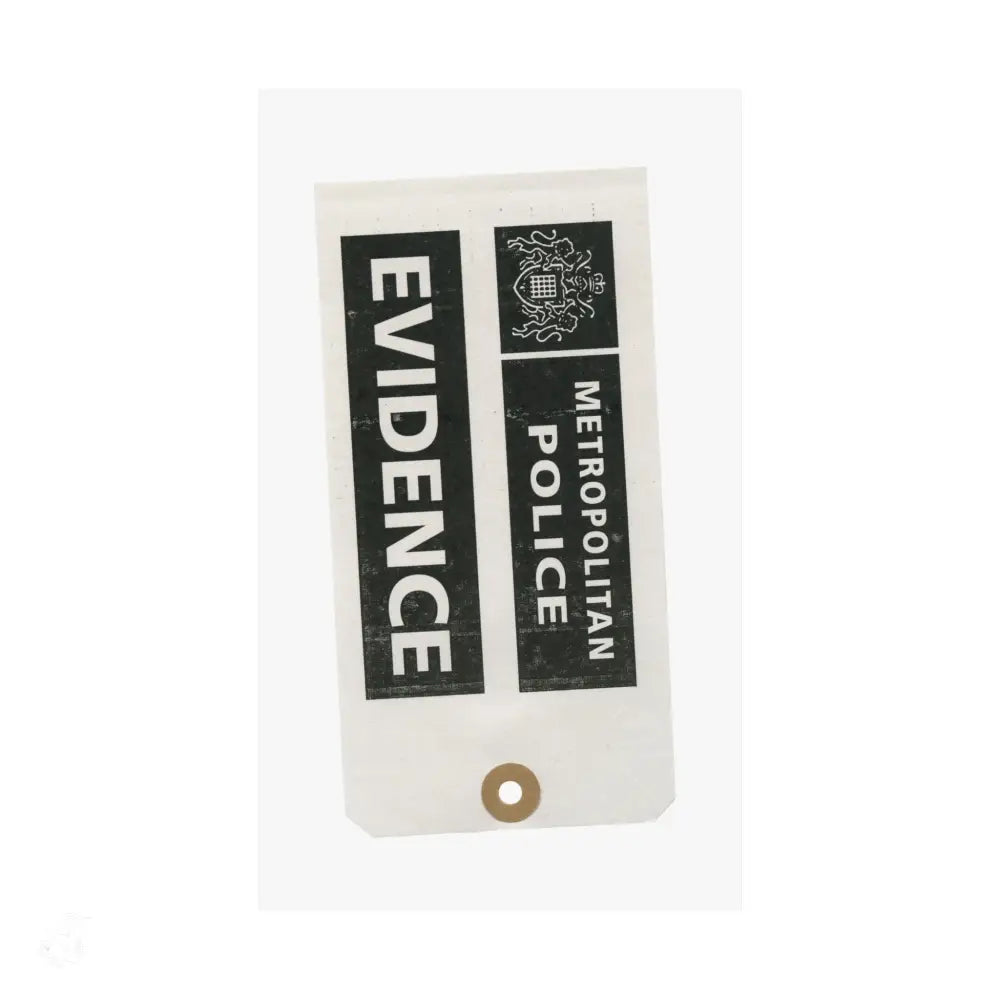 Evidence tag.
