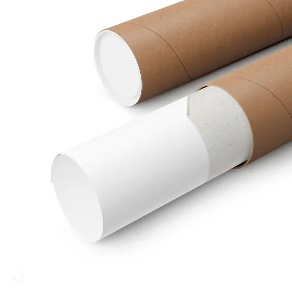Cardboard shipping tubes.