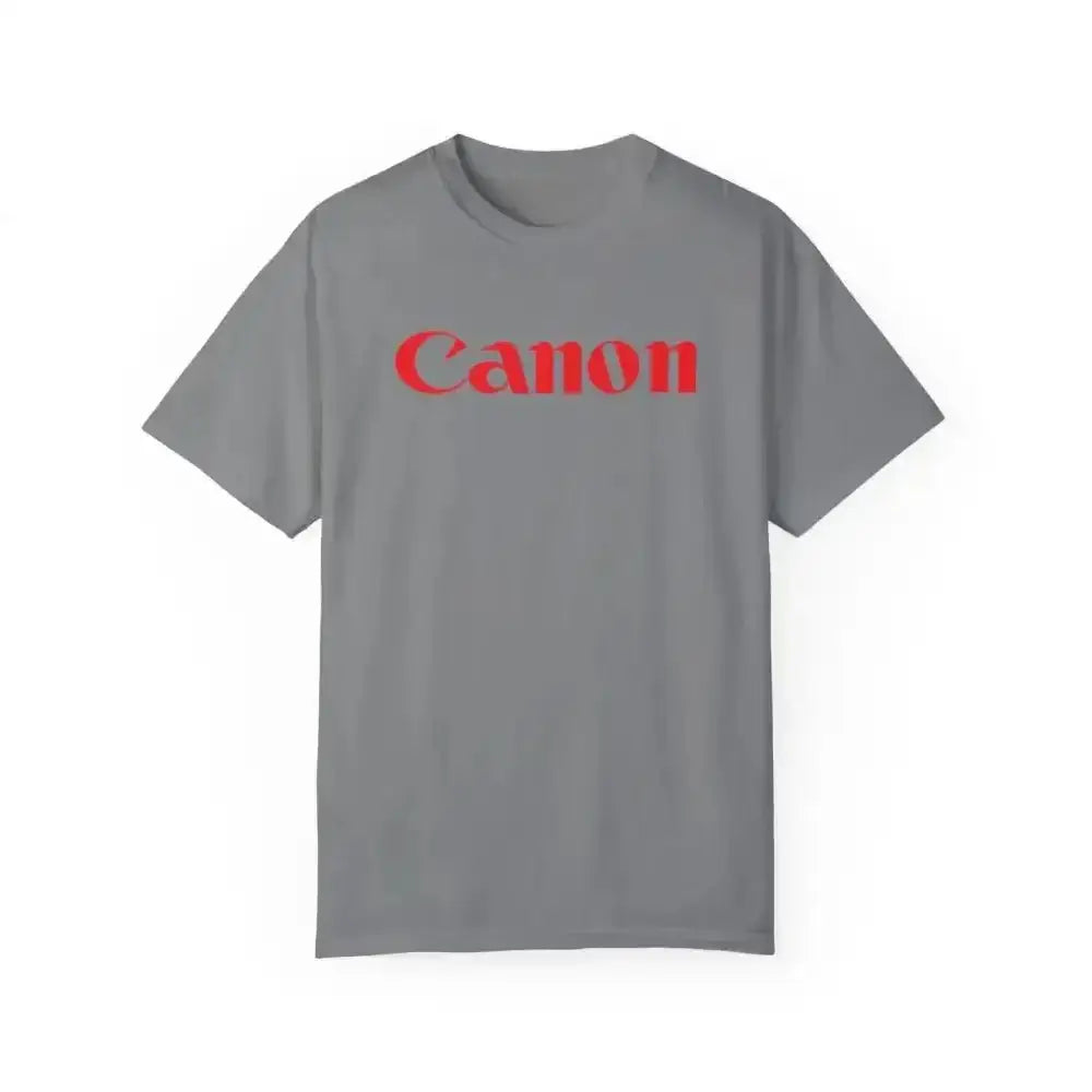 Canon Logo Tee for Photography Fans - Free Spirit Chic