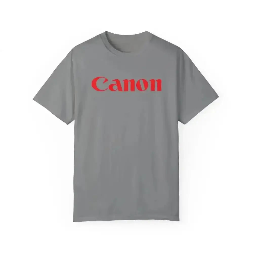 Canon Logo Tee for Photography Fans - Free Spirit Chic