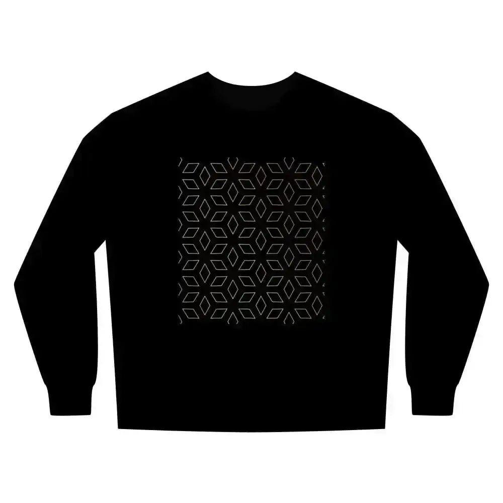 Geometric Urban Crewneck Sweatshirt - Free Spirit Chic