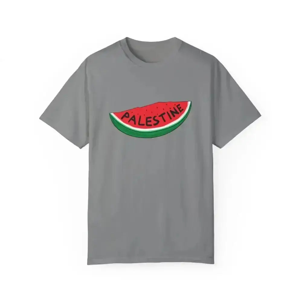 Juicy Palestine Watermelon Tee Rocks Summer Vegan Fashion - Free Spirit Chic