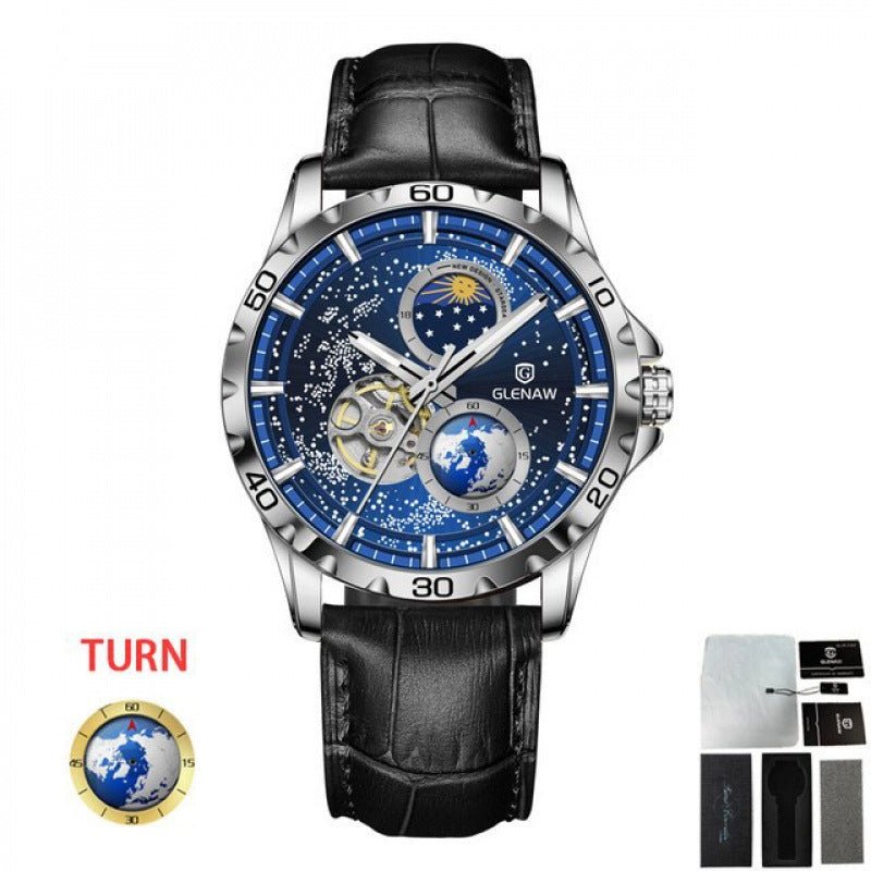 Men's Simple Stainless Steel Quartz Watch - Free Spirit Chic