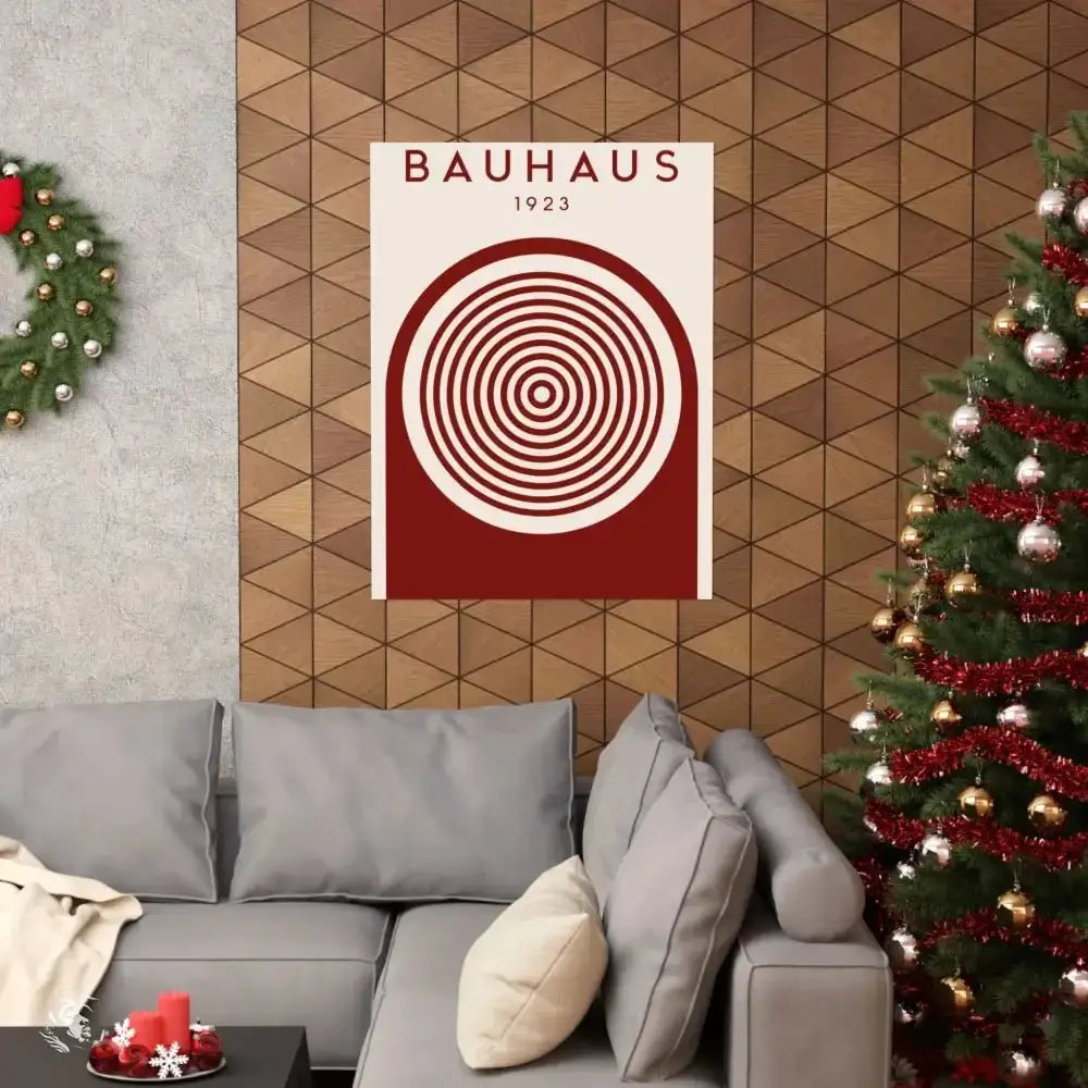 Mesmerizing Bauhaus Vertical Poster for Free Spirit Chic Homes - Free Spirit Chic