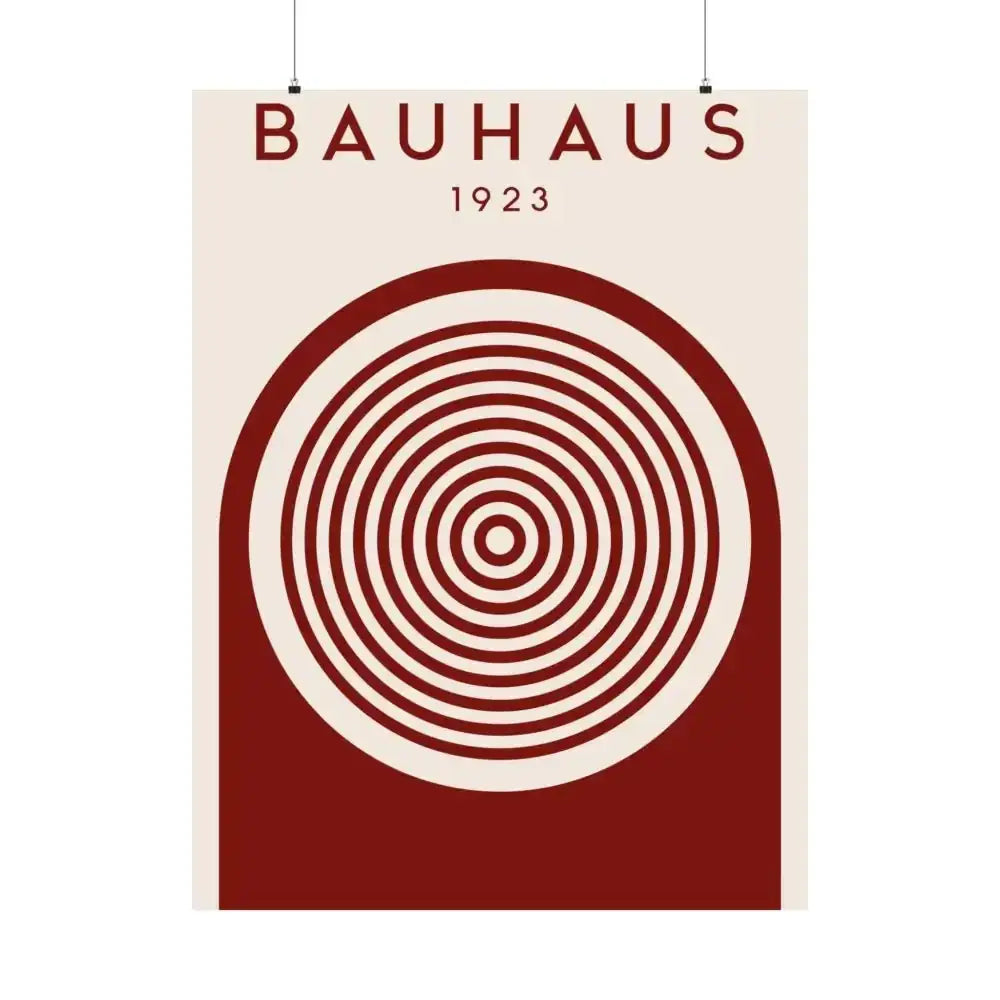 Mesmerizing Bauhaus Vertical Poster for Free Spirit Chic Homes - Free Spirit Chic