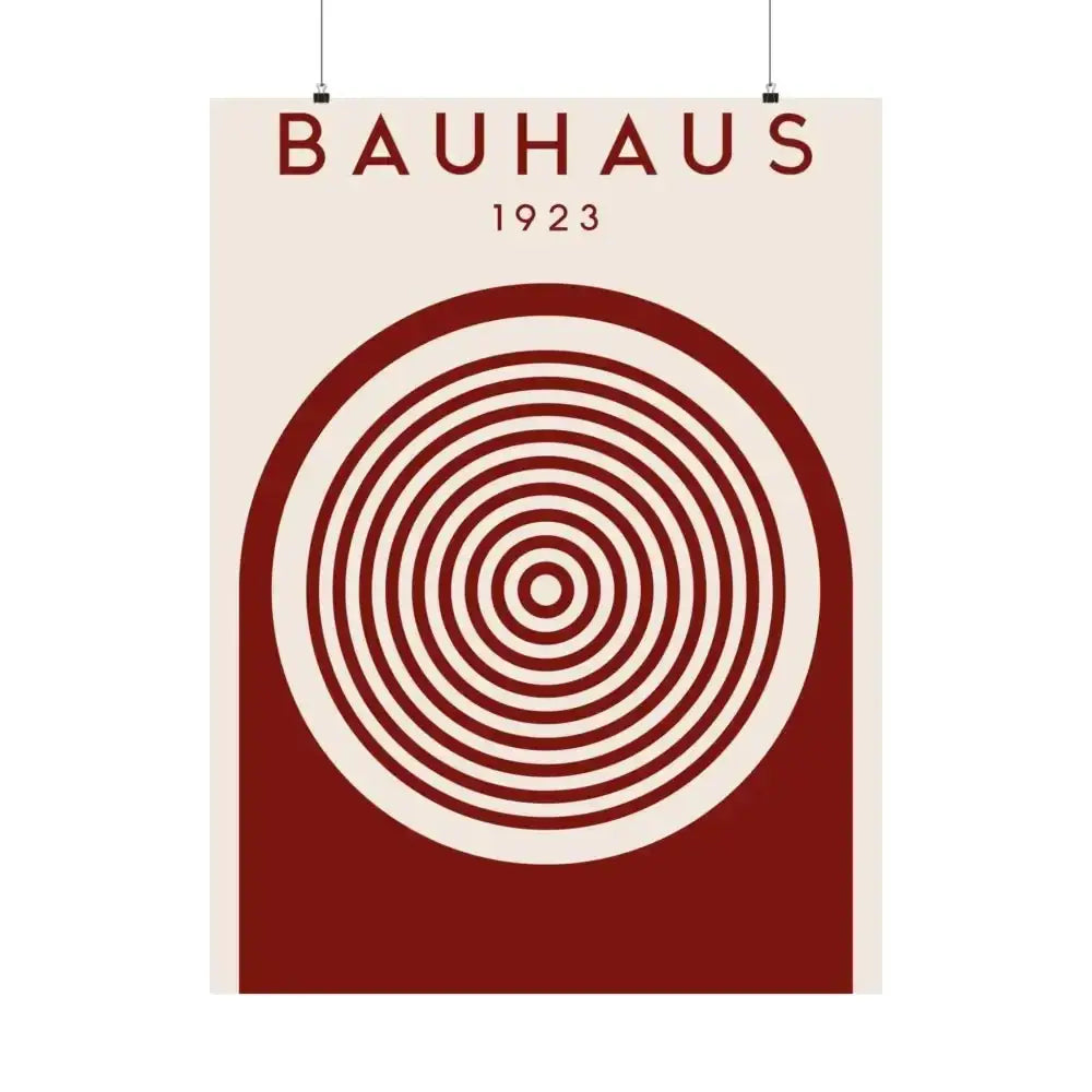 Mesmerizing Bauhaus Vertical Poster for Free Spirit Chic Homes - Free Spirit Chic