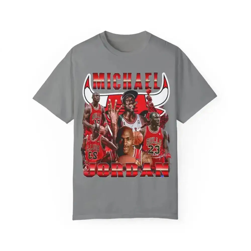Retro Bulls Tee Showcases Iconic Players in Vintage Style Preview - Free Spirit Chic