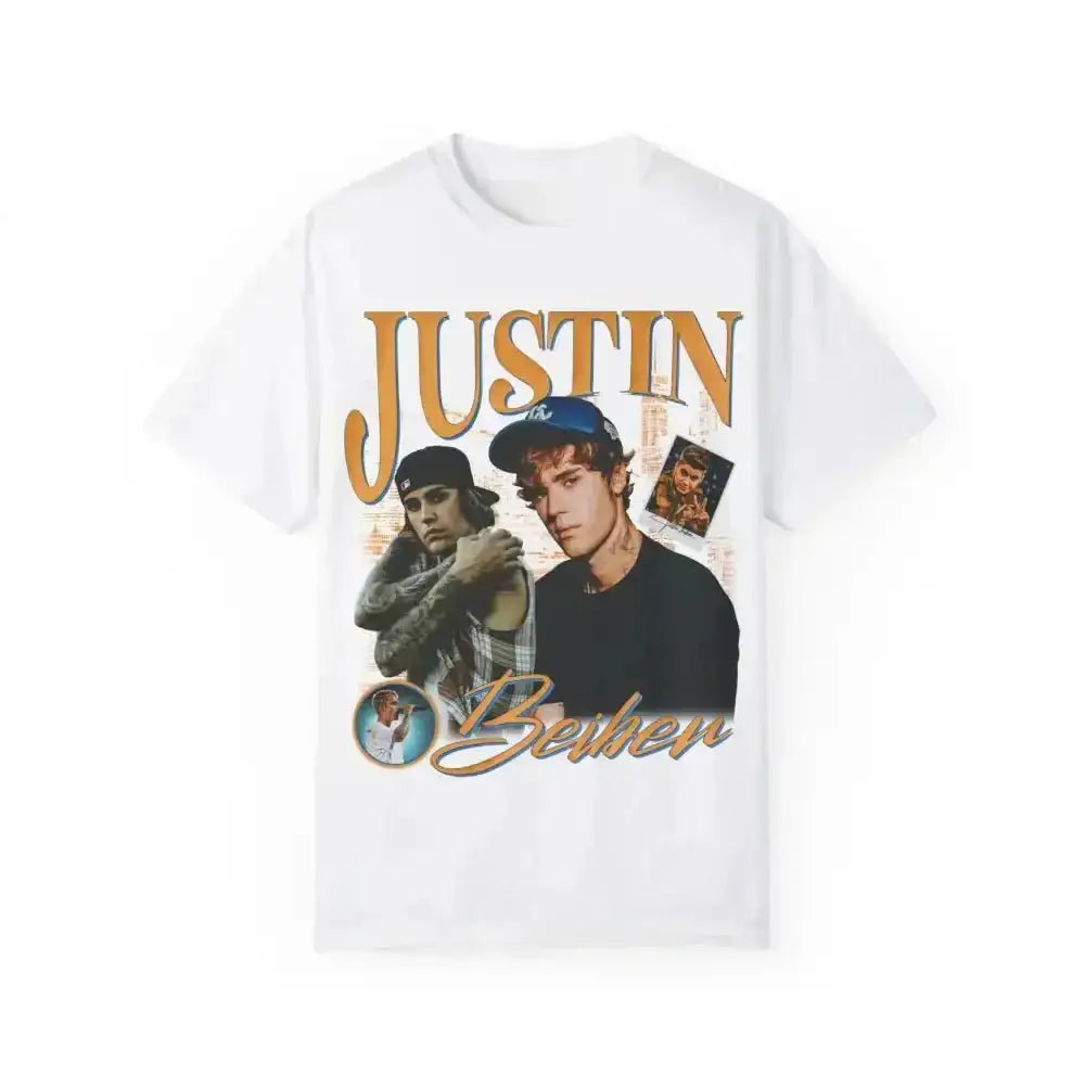 Retro JUSTIN Tee Rocks Comfort Colors Style with Alt Preview - Free Spirit Chic