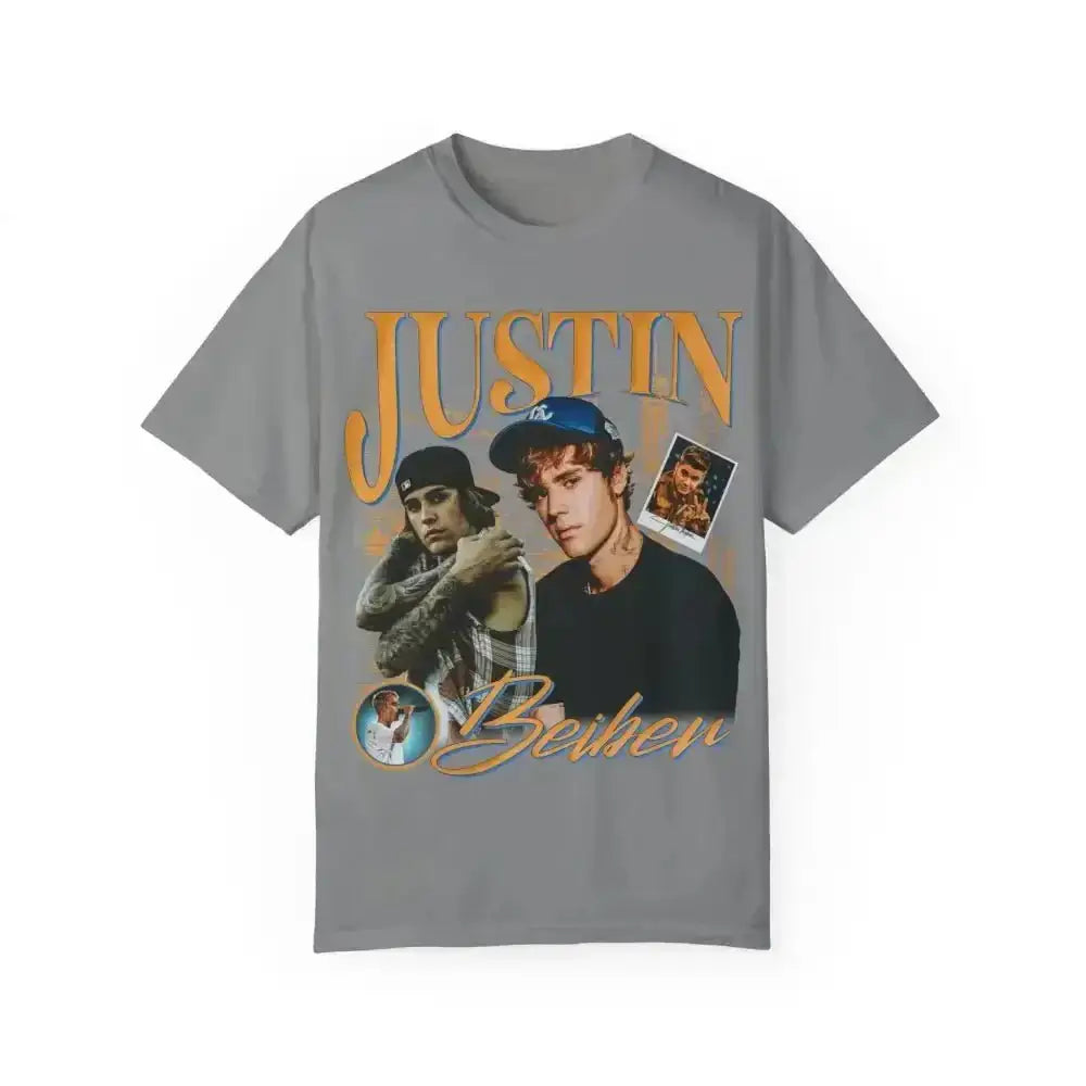 Retro JUSTIN Tee Rocks Comfort Colors Style with Alt Preview - Free Spirit Chic