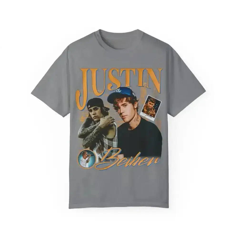 Retro JUSTIN Tee Rocks Comfort Colors Style with Alt Preview - Free Spirit Chic
