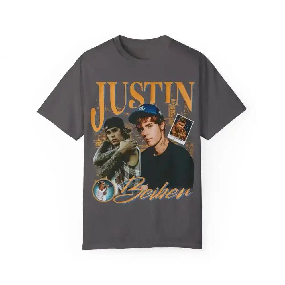 Retro JUSTIN Tee Rocks Comfort Colors Style with Alt Preview - Free Spirit Chic
