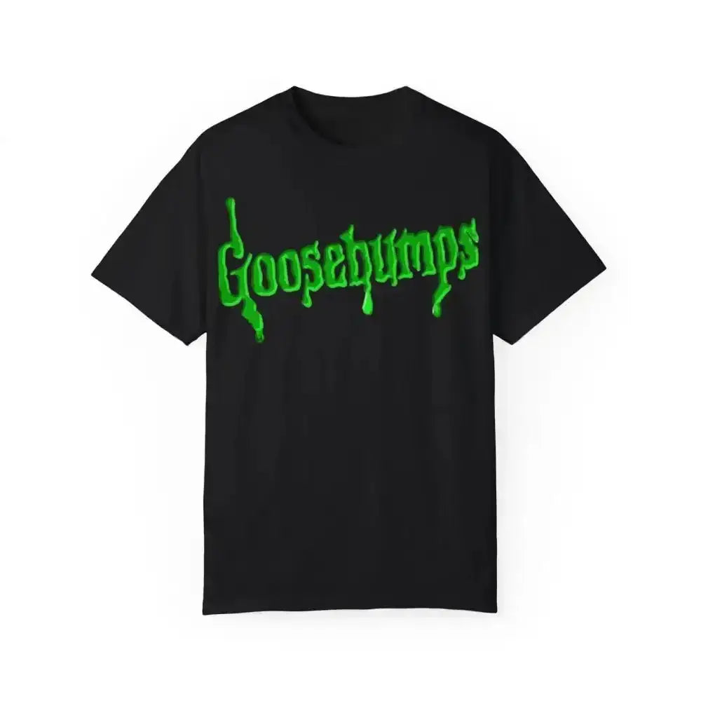 Spooky Goosebumps Retro Horror Graphic Tee for 90s Fans - Free Spirit Chic