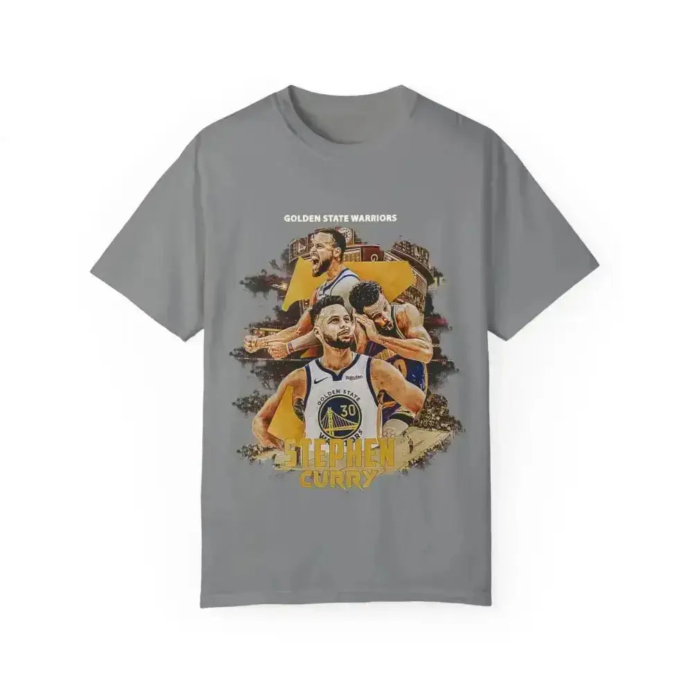 Steph Curry Fan Art Tee Showcases Warriors Star in Alt Style - Free Spirit Chic