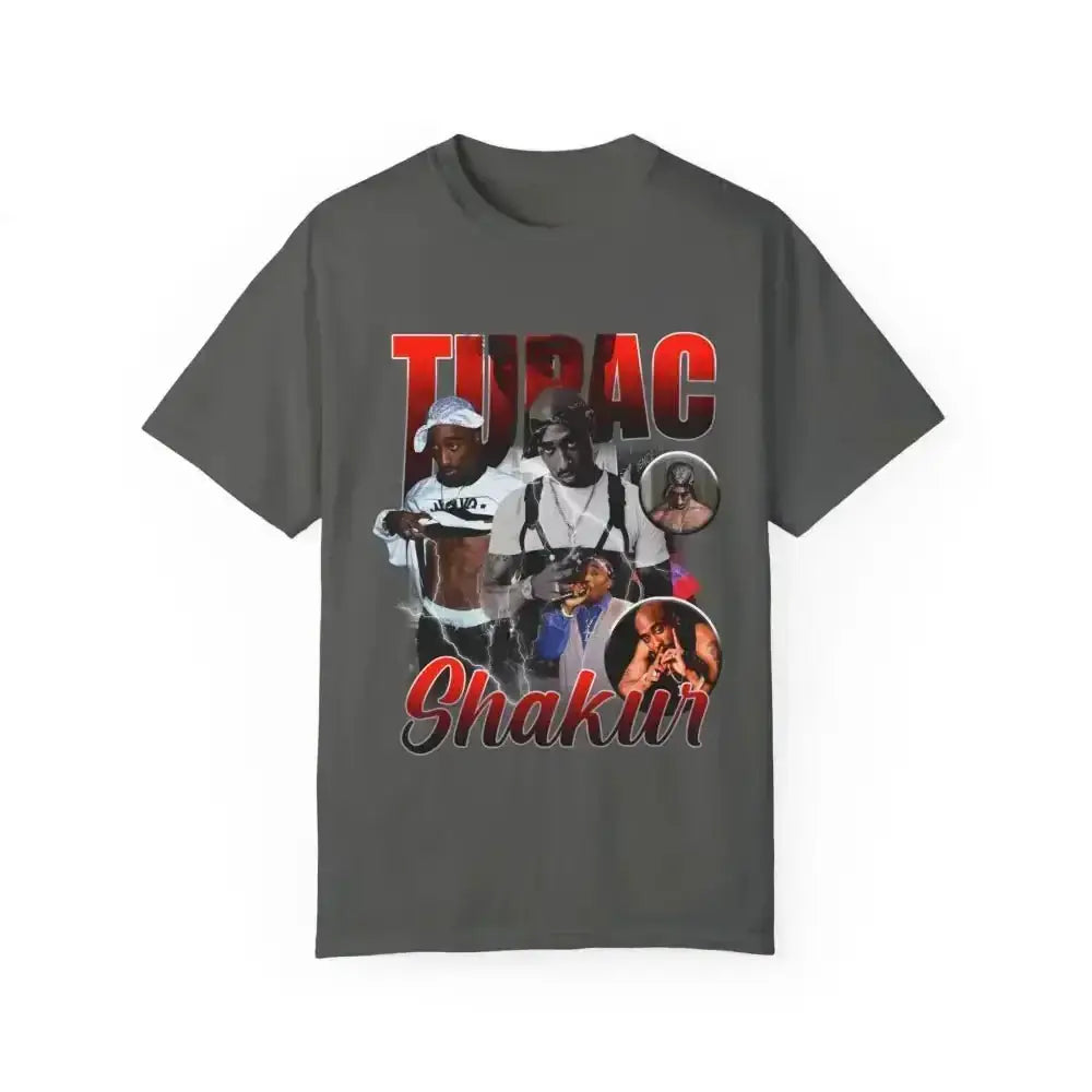 Tupac Collage Tee Rocks 90s Vibes in Preview Image - Free Spirit Chic