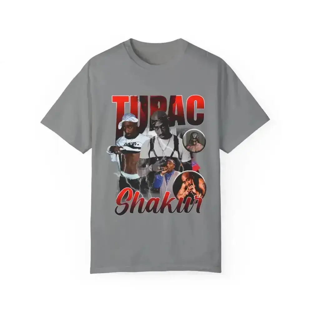 Tupac Collage Tee Rocks 90s Vibes in Preview Image - Free Spirit Chic
