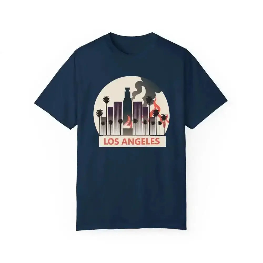 Vintage LA Skyline Tees California Dreamin' Urban Streetwear - Free Spirit Chic