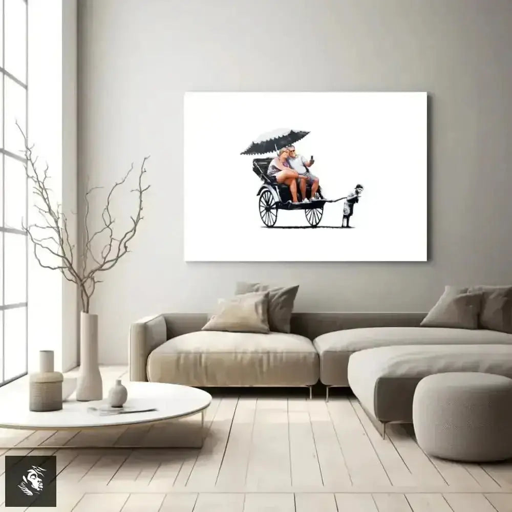 Banksy's Playful Twist Digital Art Print Captures Free Spirit Chic - Free Spirit Chic