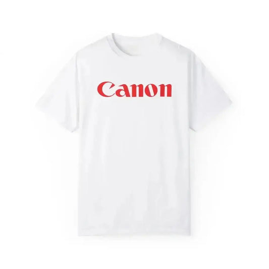 Canon Logo Tee for Photography Fans - Free Spirit Chic