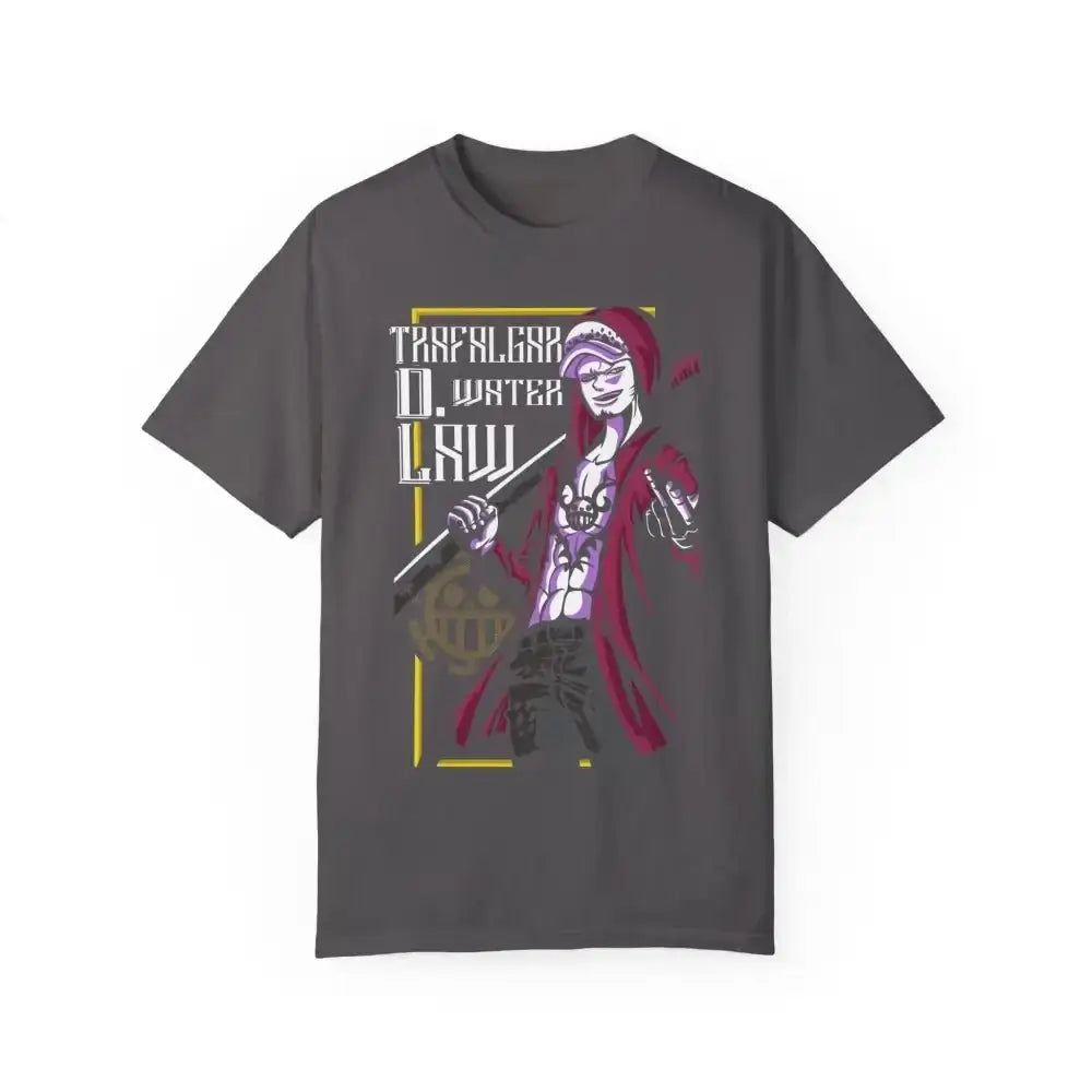 Elevate your style with our comfy garment - dyed pirate design tee - Free Spirit Chic