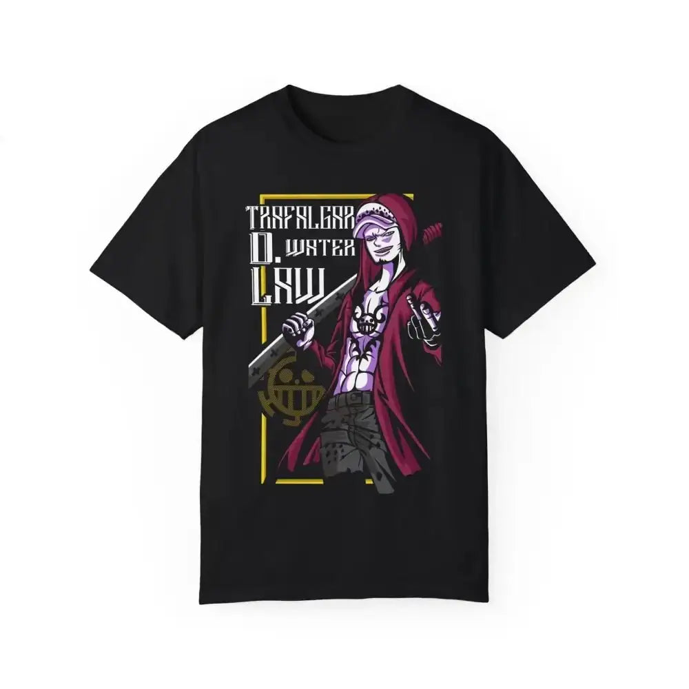 Elevate your style with our comfy garment - dyed pirate design tee - Free Spirit Chic