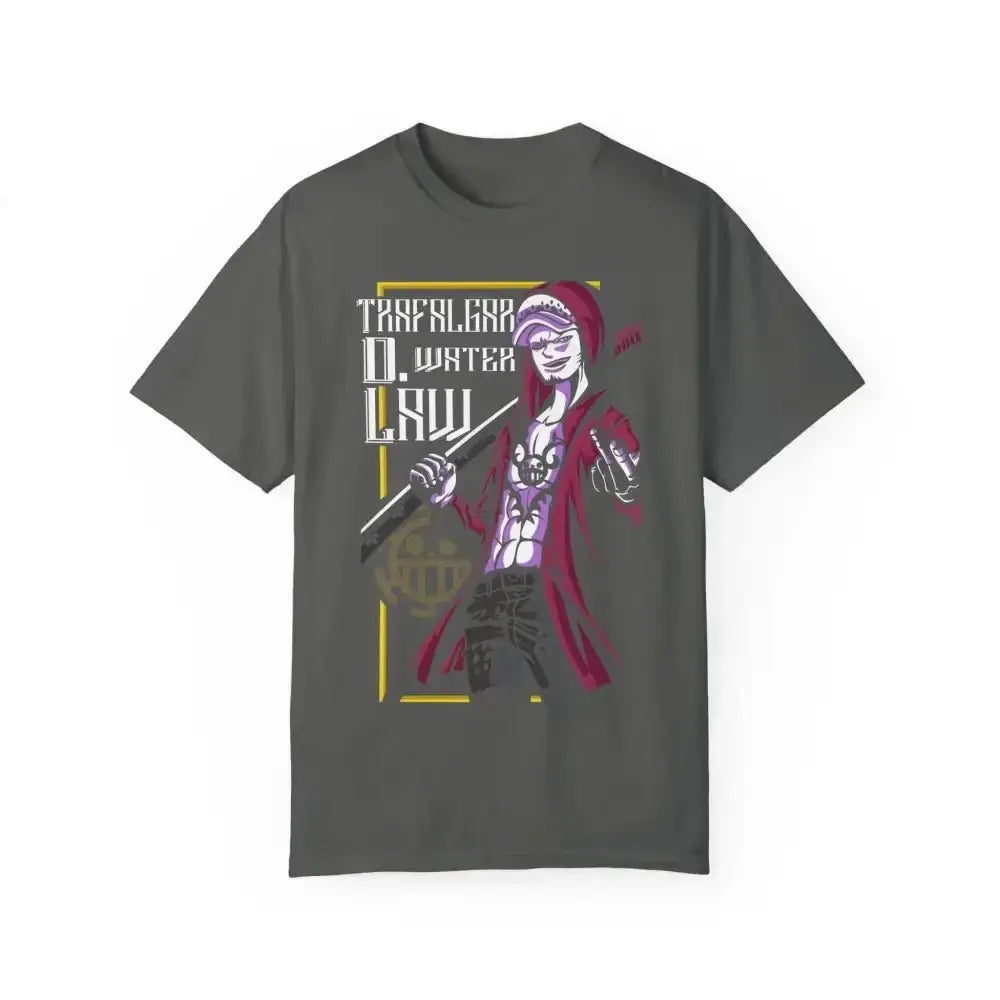 Elevate your style with our comfy garment - dyed pirate design tee - Free Spirit Chic