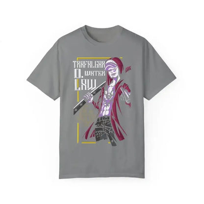 Elevate your style with our comfy garment - dyed pirate design tee - Free Spirit Chic