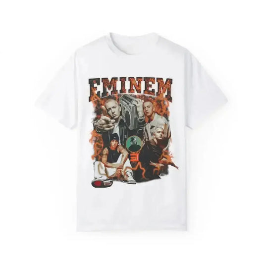 Eminem Graphic Tee Rocks with Orange Flair alt Preview Image - Free Spirit Chic