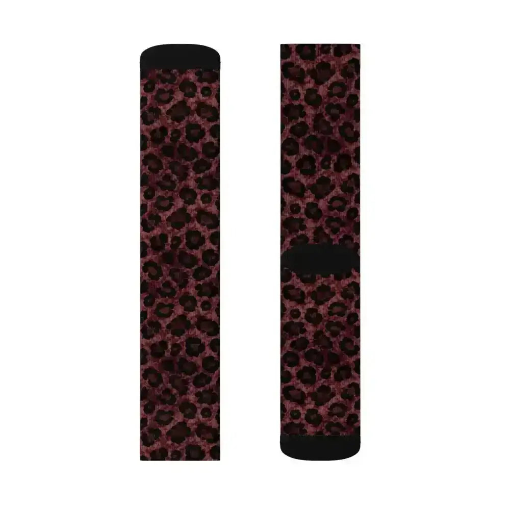 Fierce Cheetah Design Crew Socks for Wild Style - Free Spirit Chic