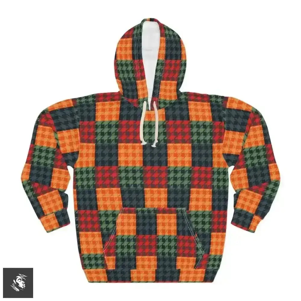 Free Spirit Chic Houndstooth Hoodie Rocks Trendy Vibes - Free Spirit Chic