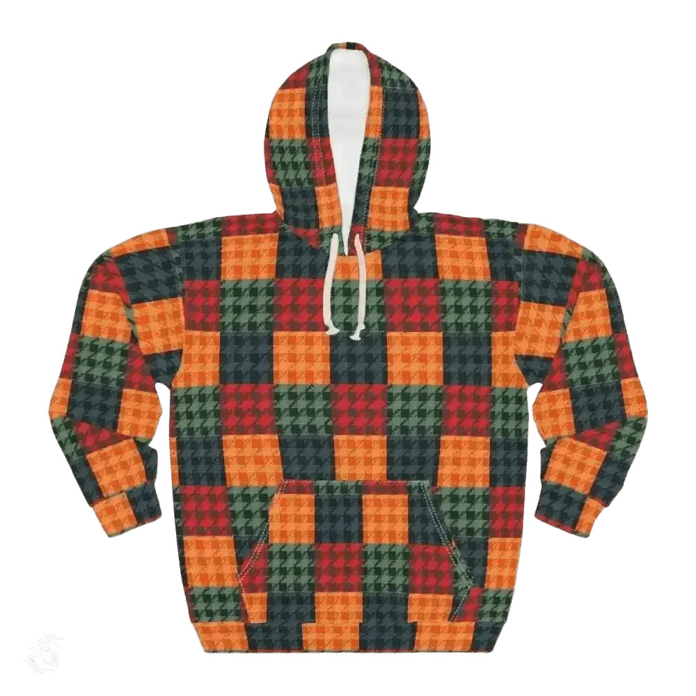 Free Spirit Chic Houndstooth Hoodie Rocks Trendy Vibes - Free Spirit Chic