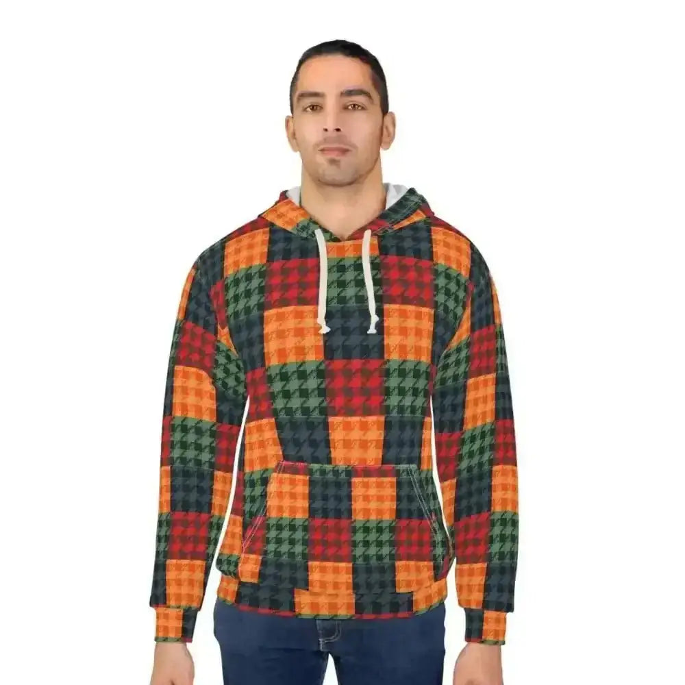 Free Spirit Chic Houndstooth Hoodie Rocks Trendy Vibes - Free Spirit Chic