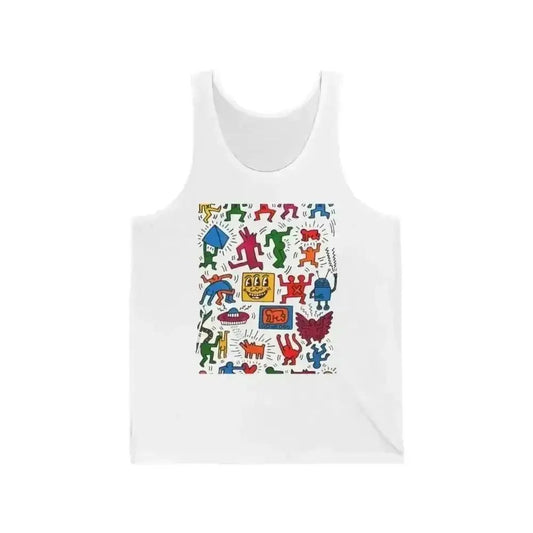 Get down in style with the groovy keith haring tank top - Free Spirit Chic