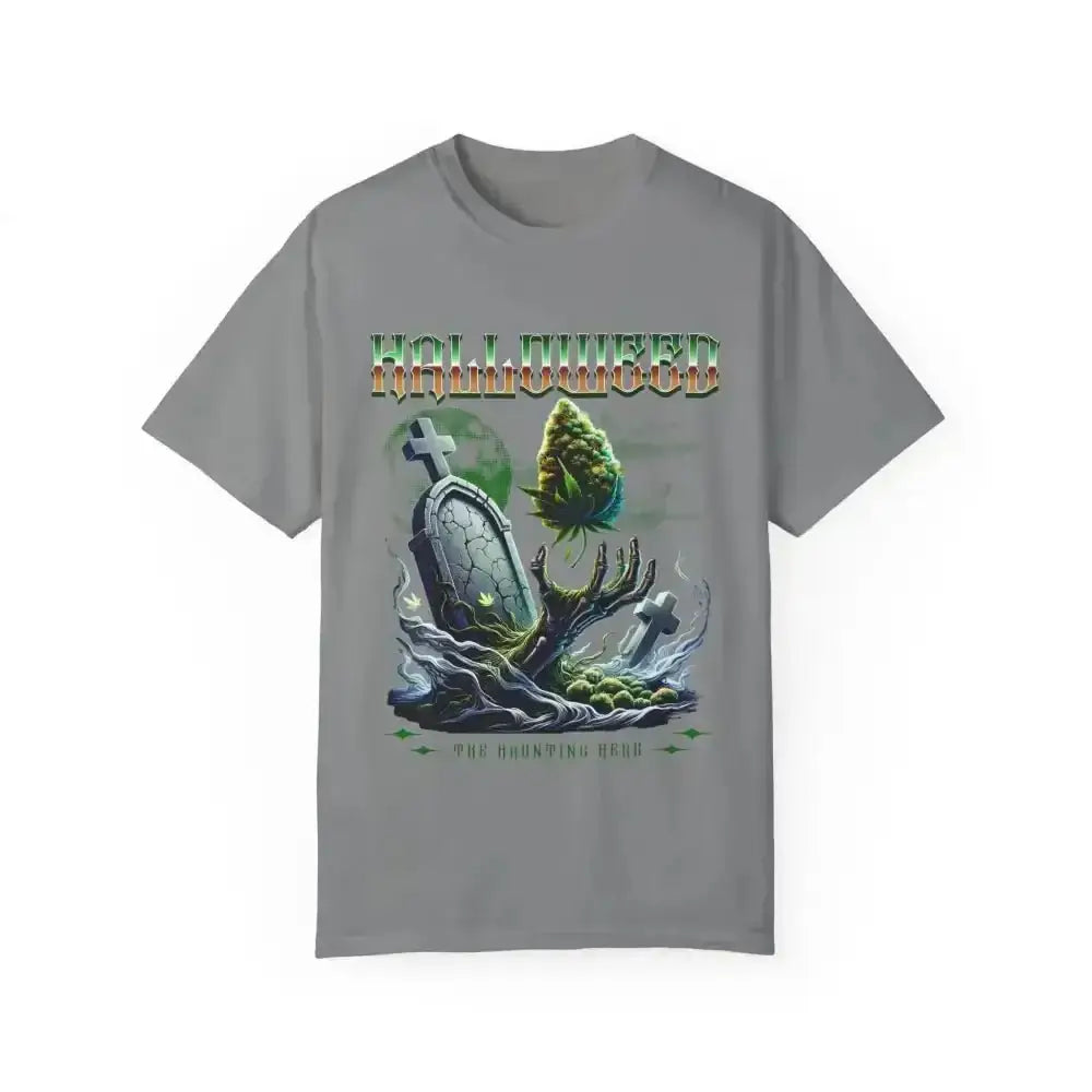 Ghostly Ganja Tee Haunts Closets in Preview Image - Free Spirit Chic
