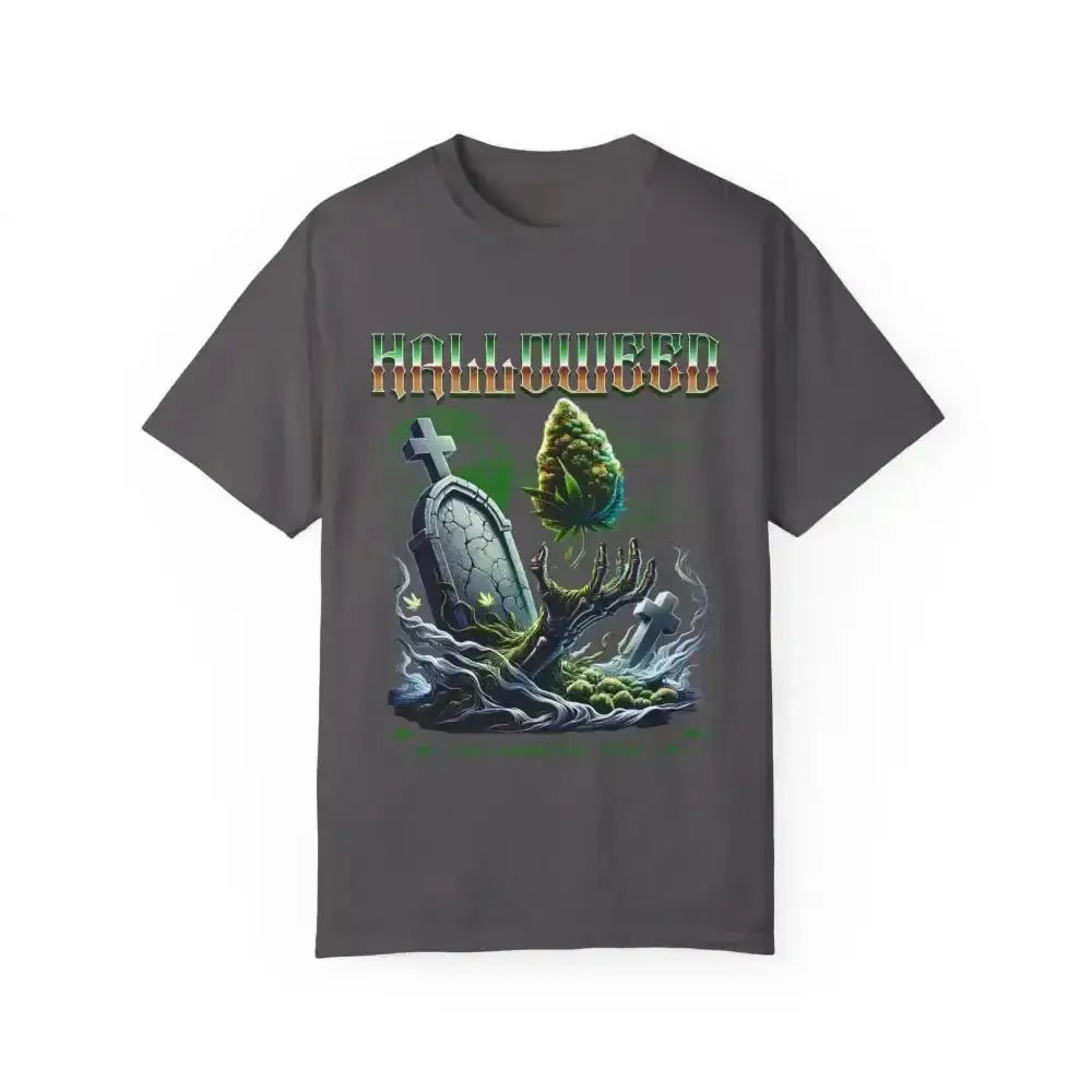 Ghostly Ganja Tee Haunts Closets in Preview Image - Free Spirit Chic