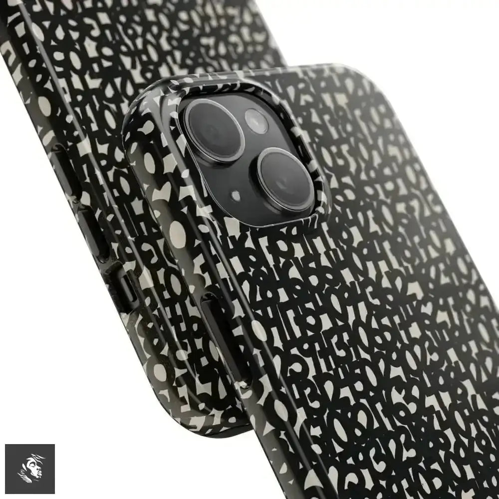 Groove with Abstract Numbers Design iPhone Case - Free Spirit Chic
