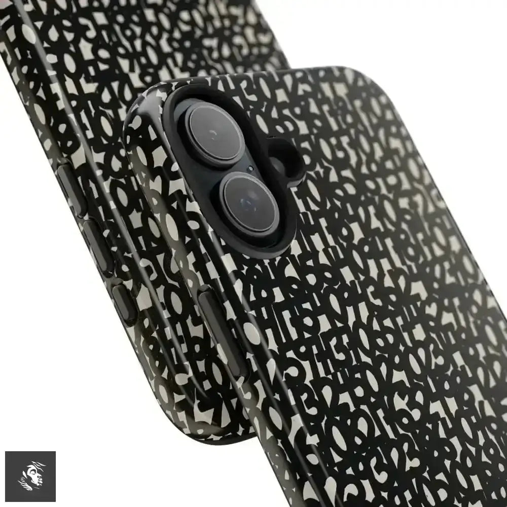 Groove with Abstract Numbers Design iPhone Case - Free Spirit Chic