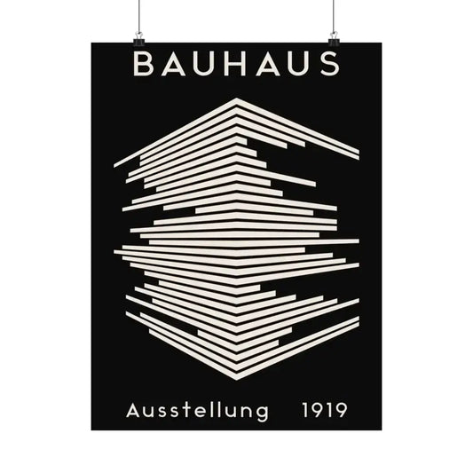 Iconic Bauhaus Poster Brings 1919 Geometric Art to Life - Free Spirit Chic