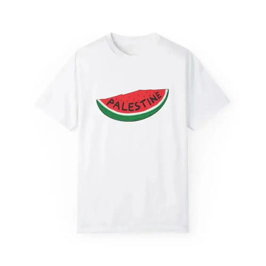 Juicy Palestine Watermelon Tee Rocks Summer Vegan Fashion - Free Spirit Chic