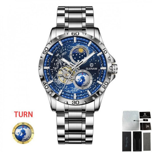 Men's Simple Stainless Steel Quartz Watch - Free Spirit Chic