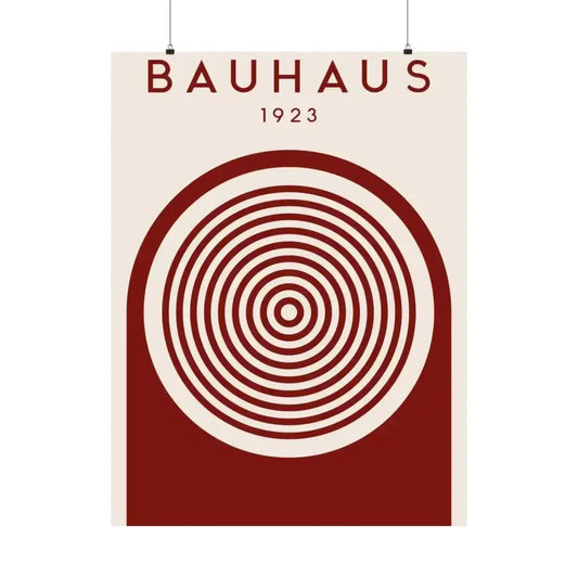 Mesmerizing Bauhaus Vertical Poster for Free Spirit Chic Homes - Free Spirit Chic