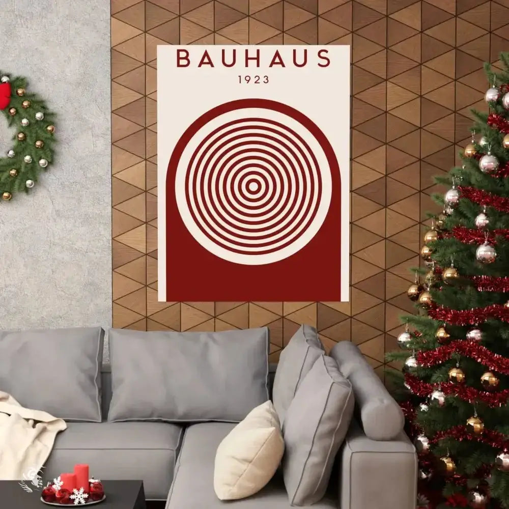 Mesmerizing Bauhaus Vertical Poster for Free Spirit Chic Homes - Free Spirit Chic
