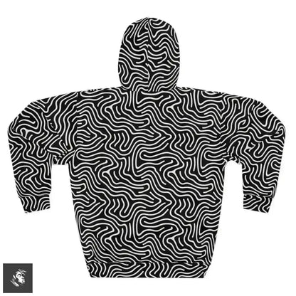 Mesmerizing Optical Illusion Hoodie Rocks Zebra Waves - Free Spirit Chic