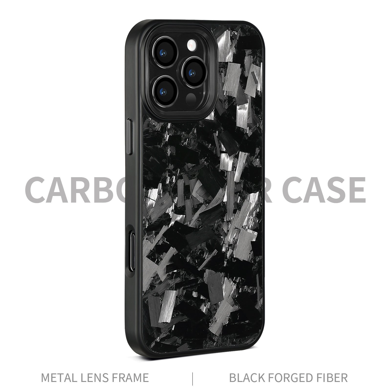 Metal Frame Forged Large Grain Phone Case - Free Spirit Chic