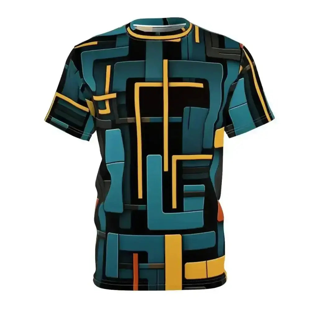 Modern Bold Geometric Tee Unleashes Your Style - Free Spirit Chic
