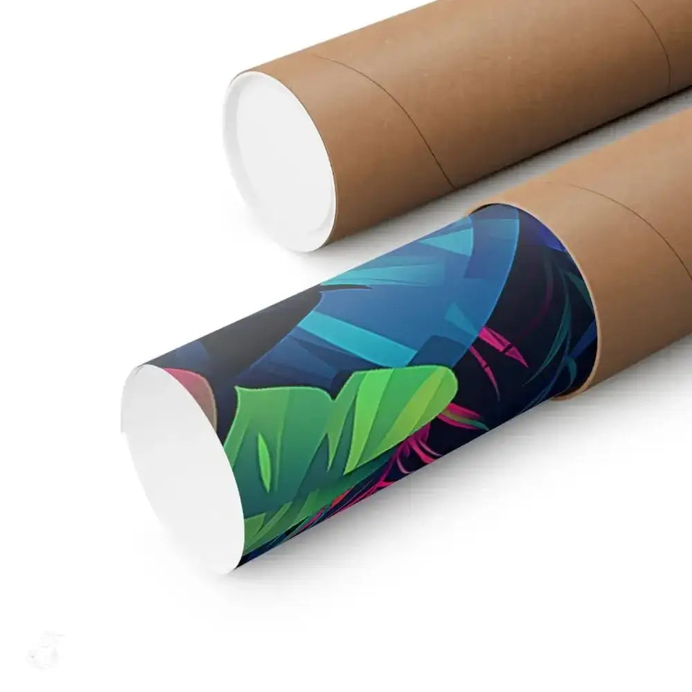 Neon Jungle Pop Art Fever Poster Explodes with Tropical Vibes - Free Spirit Chic