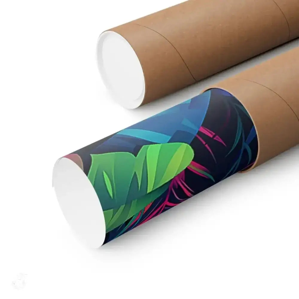Neon Jungle Pop Art Fever Poster Explodes with Tropical Vibes - Free Spirit Chic