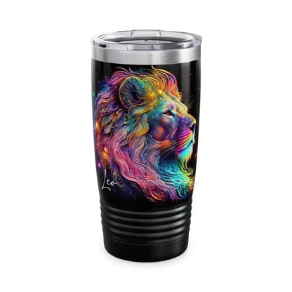 Rainbow Leo Zodiac Tumbler Keeps Drinks Hot or Cold - Free Spirit Chic