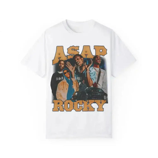 Retro A$AP Rocky Tee Rocks Vintage Vibes in Alt Preview Image - Free Spirit Chic