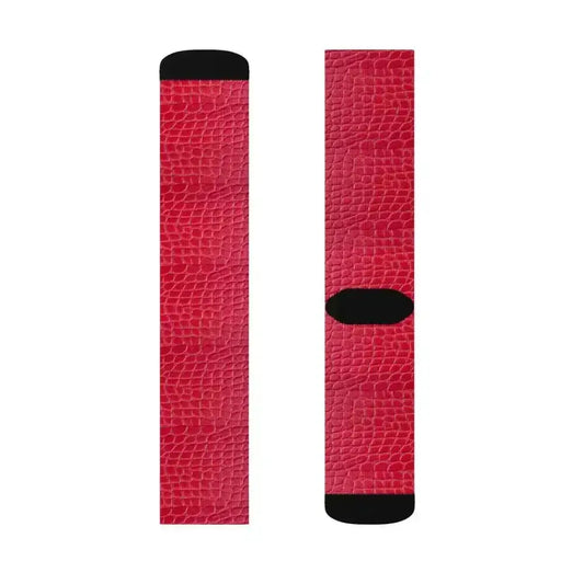 Snazzy Red Croc Socks Amp Up Your Style - Free Spirit Chic